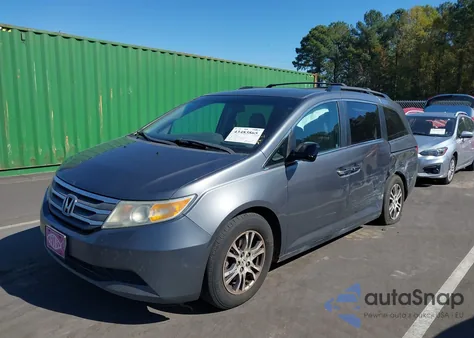 2011 Honda Odyssey Ex-L z USA, uszkodzony, nr VIN 5FNRL5H62BB098120